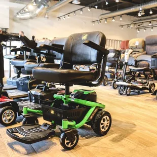 Great variety of scooters