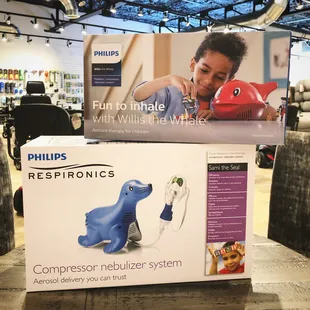 Willis the Wale &amp; Sami the Seal Compressor Nebulizer Systems by Philips Respironics $59.99