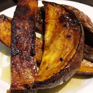 Sweet Potato Wedges with Honey