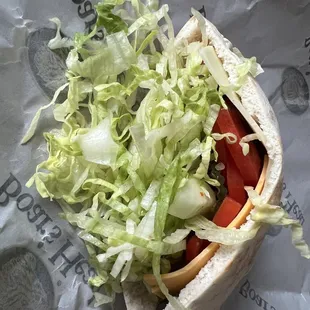 Veggie pita