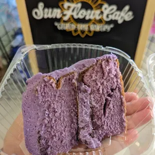 Ube Sponge Cake