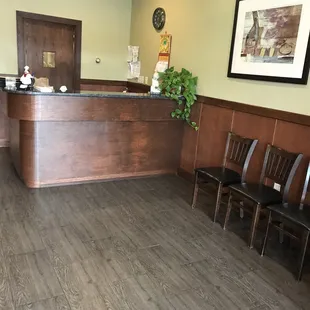 Lobby and carry out area
