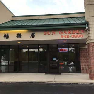outside