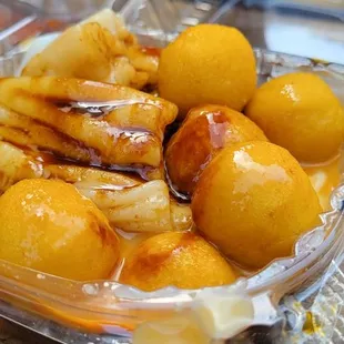 Curry fish ball
