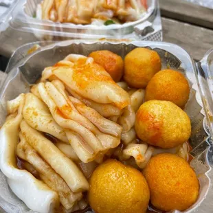 Curry fish ball