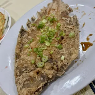grilled fish, food