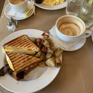 Bacon Pressed Panini Sandwich