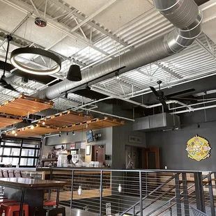 the inside of a restaurant