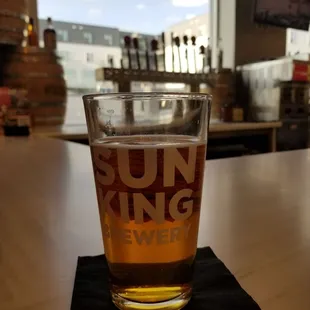 a pint of beer