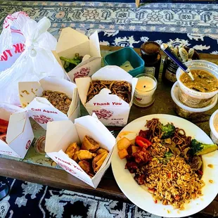 The Family of 3 meal (meant for a family of bears, not a family of humans)