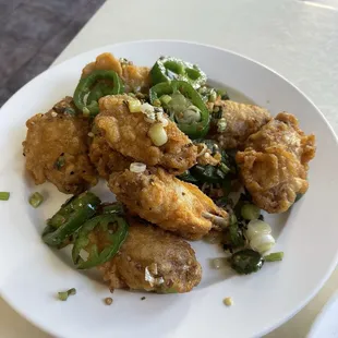 Salt and Pepper Chicken Wings