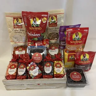 Sun-Maid gift basket