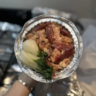 Preserved Meat and Spare Rib Clay Pot