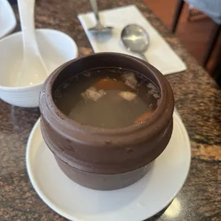 Free soup with rice roll combo
