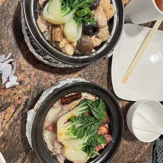 Chicken and Mushroom Clay Pot