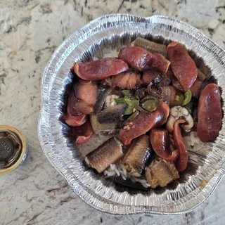 Preserved Meat and Yellow Eel Clay Pot