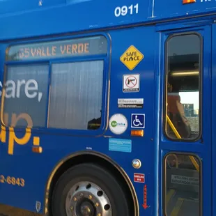 Bus number 65 best ride ever taken going to valle Verde campus community college. Nice