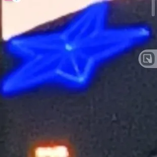 My home town Star of El Paso TX USA bright  for our police.