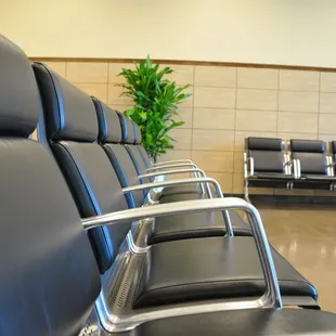 Downtown Transit Center seating.