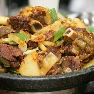 Koh Galbi Jjim $84.99 (M) braised beef short ribs, back rib &amp; oxtail