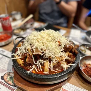 Koh Galbi Jjim with cheese