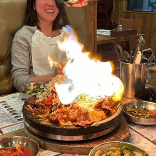 Galbi Jjim with Cheese