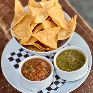 side of chips and salsa