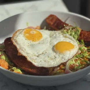 Chilaquiles with Chorizo