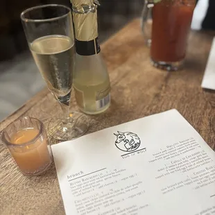 Mimosa with a side car...brilliant!