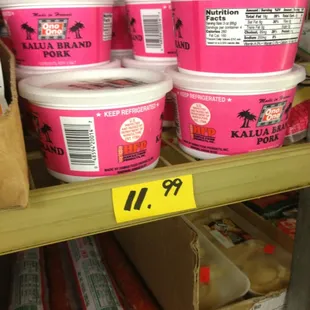 kalua pig!! small kine expensive though..