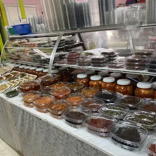 The fresh made food section in the back.  Waaaaaay better than other stores.