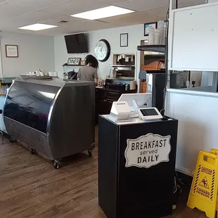 the breakfast bar