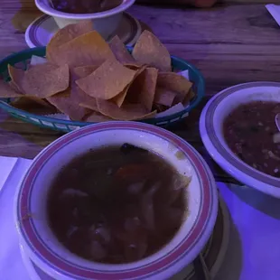 This is the ship and hot sauce given when you arrive.