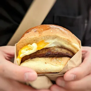 Sausage egg and cheese