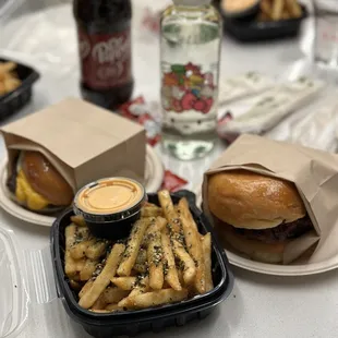 Furikake Fries + Hot Chicken Sandwich ~