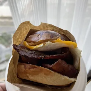Classic Bacon and Egg Sandwich
