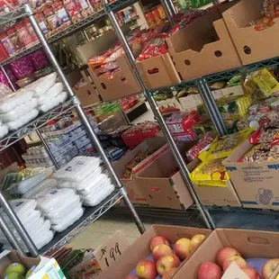 a variety of fruits and vegetables