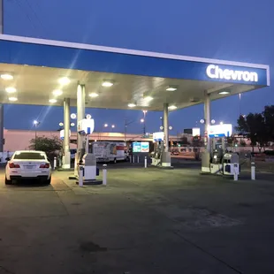 Located in the Chevron station.