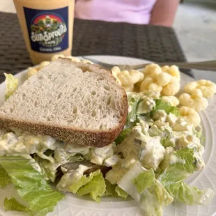 Devil's Egg Salad Sandwich