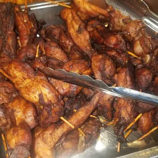 Skewered Chicken. Sweet and Tasty!