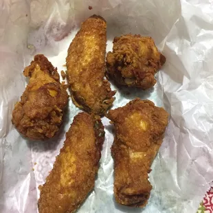 Crispy chicken wings