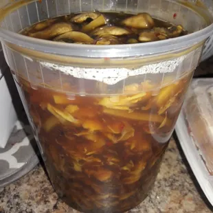 Large H&amp;S soup. This stuff is great when you are stopped up with congestion.