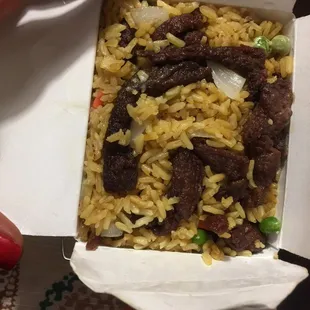 Beef fried rice