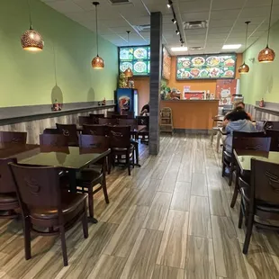 inside the restaurant