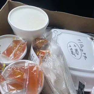 Soup, egg rolls and the best fried rice in Columbus!