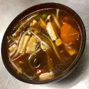 Vegan Hot and Sour soup