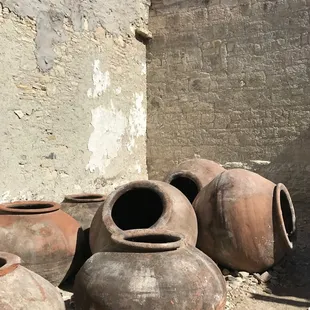 Wine jugs in Pompeii
