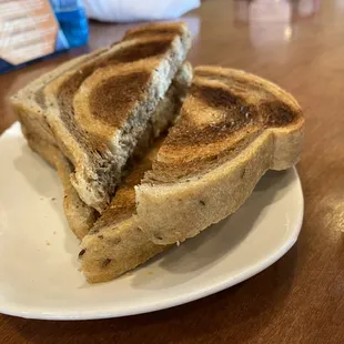 Fantastic FRESH thick Cut Seeded Rye Toast!