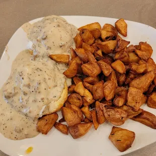 Eggs Benedict w/gravy