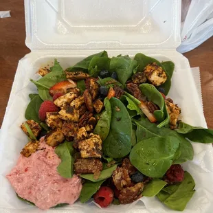 The limited edition Spring salad